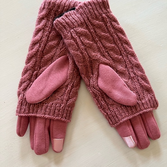 GLOVES WINTER MAUVE NWT - Picture 3 of 3